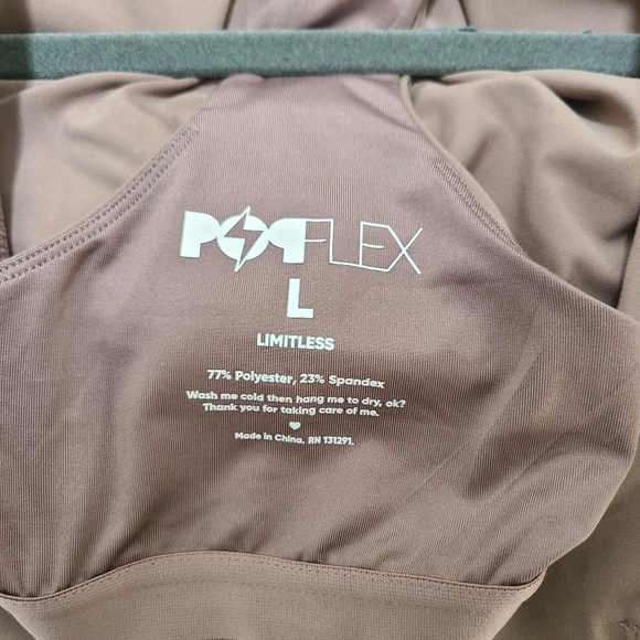 POPFLEX Matchpoint Workout Dress with Zipper - Dusty Mauve - Picture 9 of 9